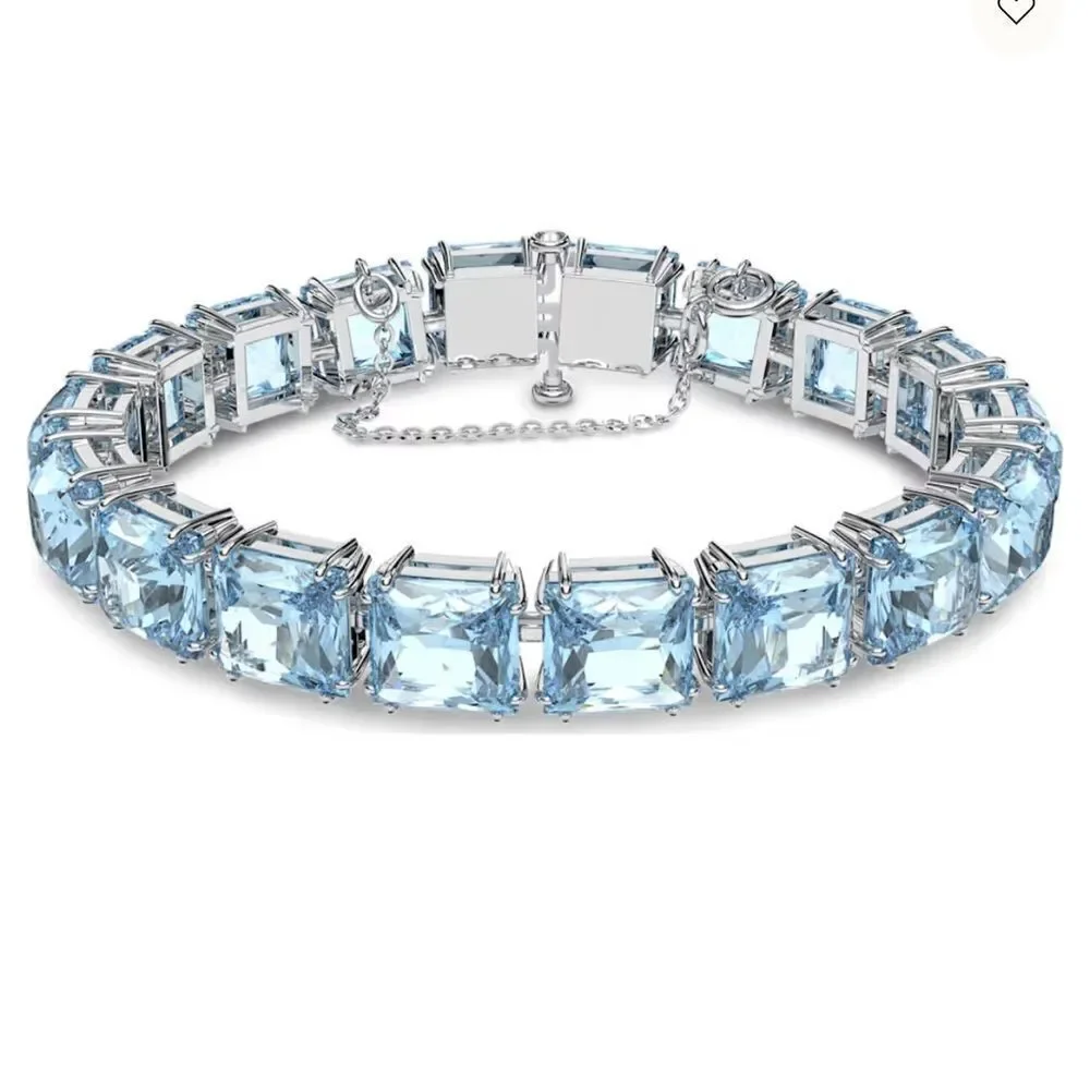 💛 Classic Swarovski Millenia Tennis bracelet - Picture 5 of 9